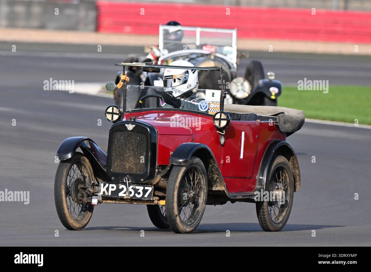 Mark Gold, Austin 7 Chummy, 2026 fand die 70. Austragung der Pomeroy Trophy statt, sie startete 1952, sie enthält Autos aller Epochen und Typen, es ist der V Stockfoto