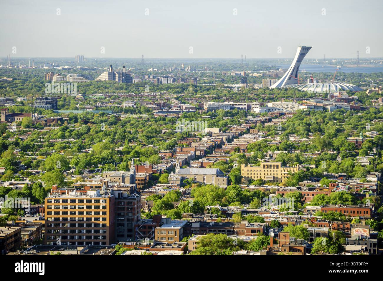 Stadt montreal kanada Szenen im Sommer Stockfoto