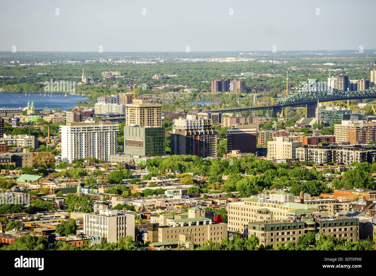 Stadt montreal kanada Szenen im Sommer Stockfoto