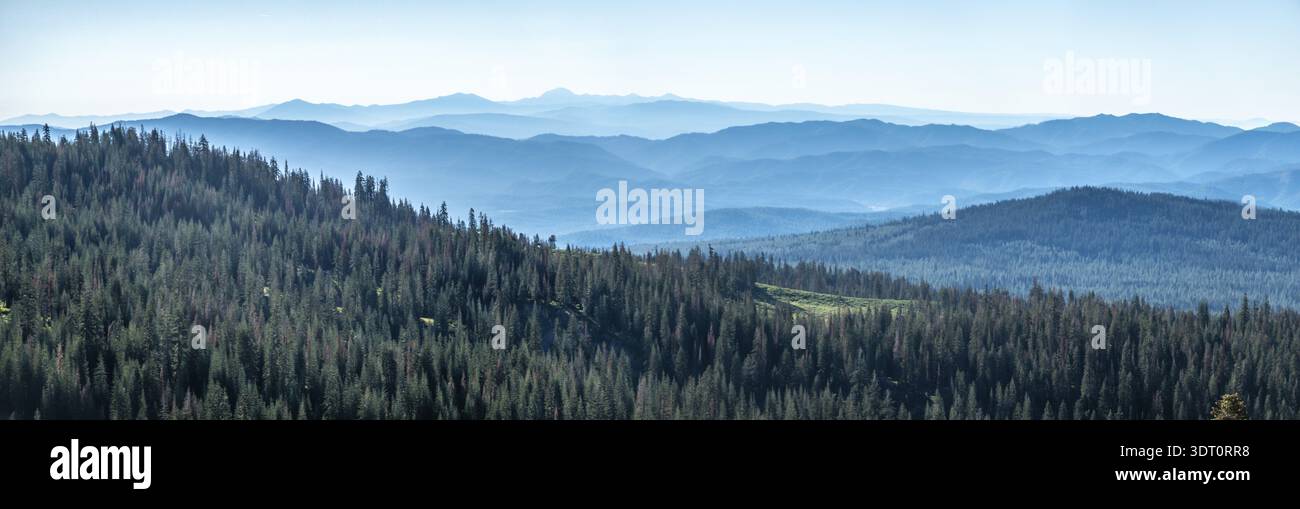 Shasta-Trinity National Forest und Landschaften Stockfoto