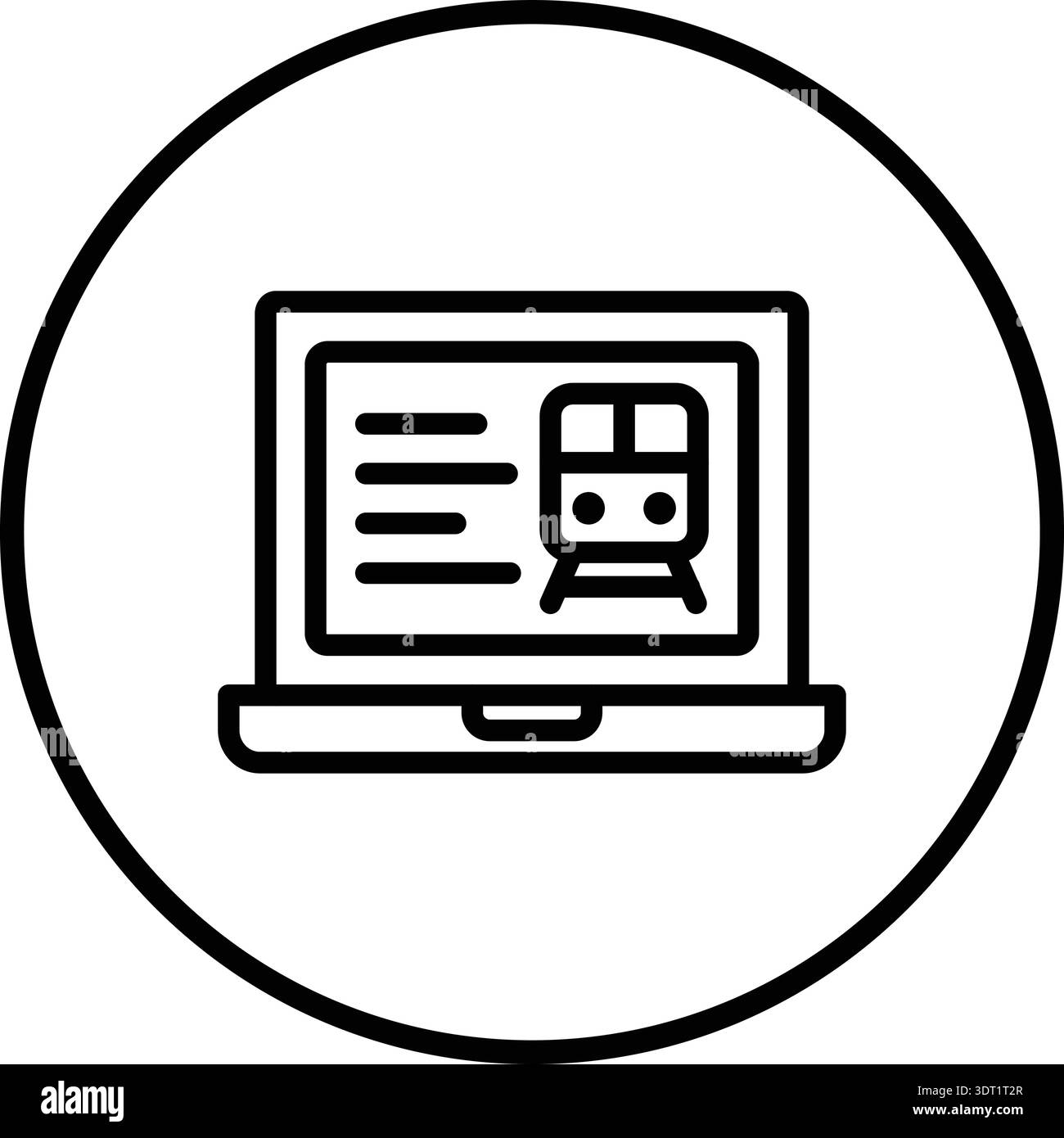 Online-Buchung Vektor-Symbol Design Illustration Stock Vektor