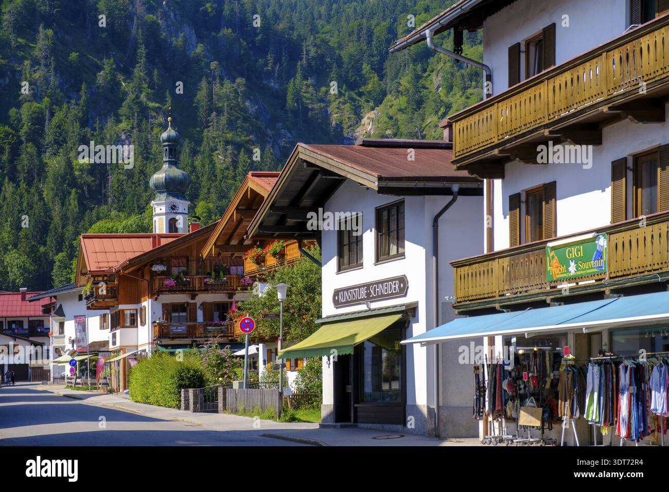 Reit im Winkl, Chiemgau, Oberbayern, Bayern, Deutschland Stockfoto