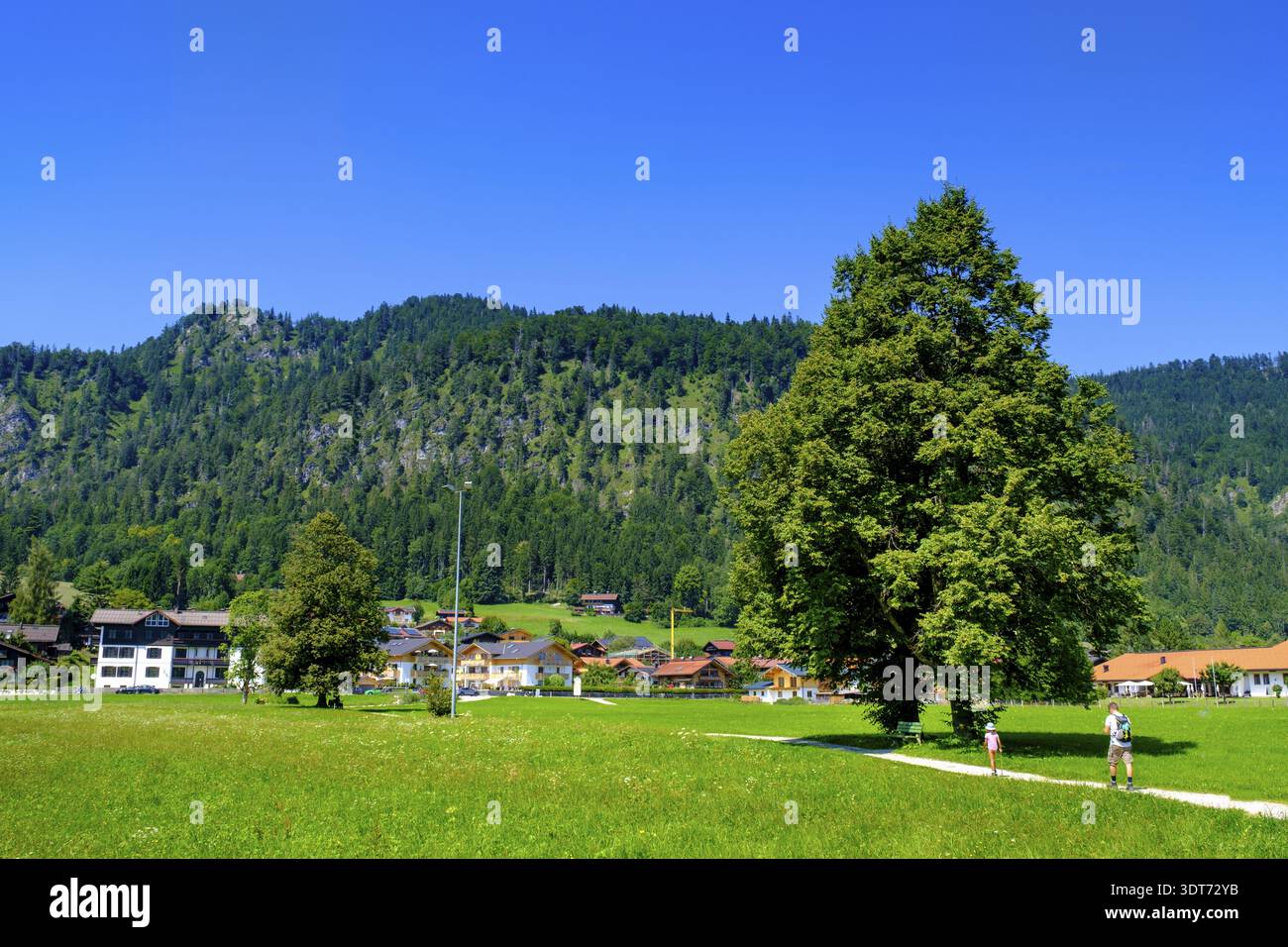 Ortsteil Unterbichl, Reit im Winkl, Chiemgau, Oberbayern, Bayern, Deutschland Stockfoto