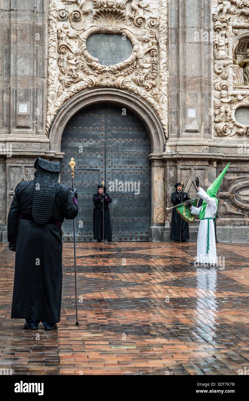 Fotografía Semana Santa Zaragoza 2025. Pregón Stockfoto