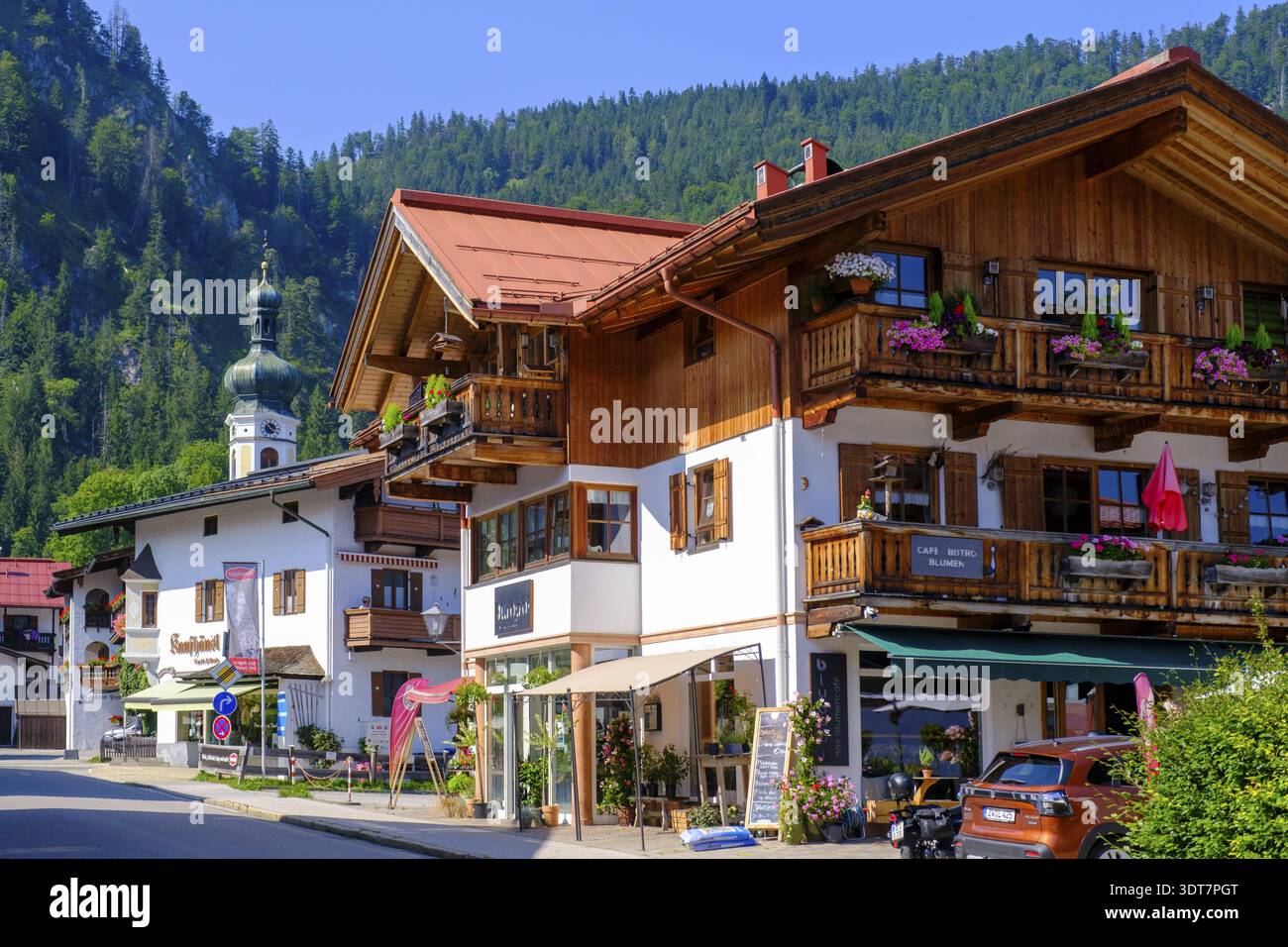 Reit im Winkl, Chiemgau, Oberbayern, Bayern, Deutschland Stockfoto