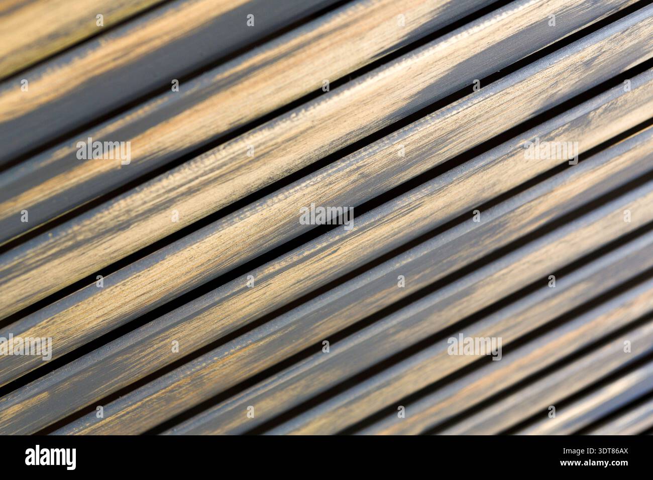 Design moderner Holzlatten für das ICC Change Project in Urban Settings Stockfoto