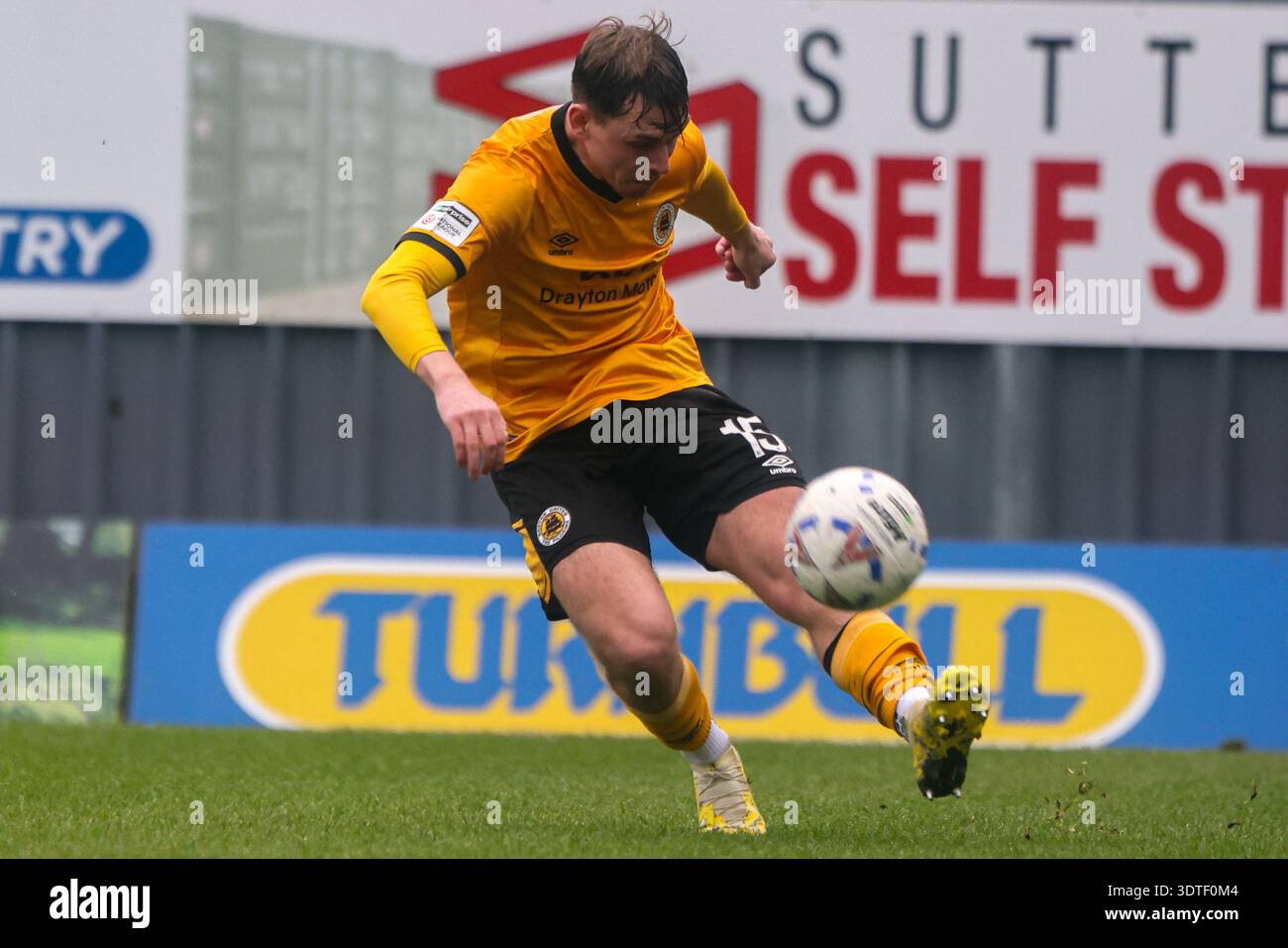 Spiel der British National League zwischen Boston United und Tamworth FC am Samstag, den 21. Februar 2026 Stockfoto