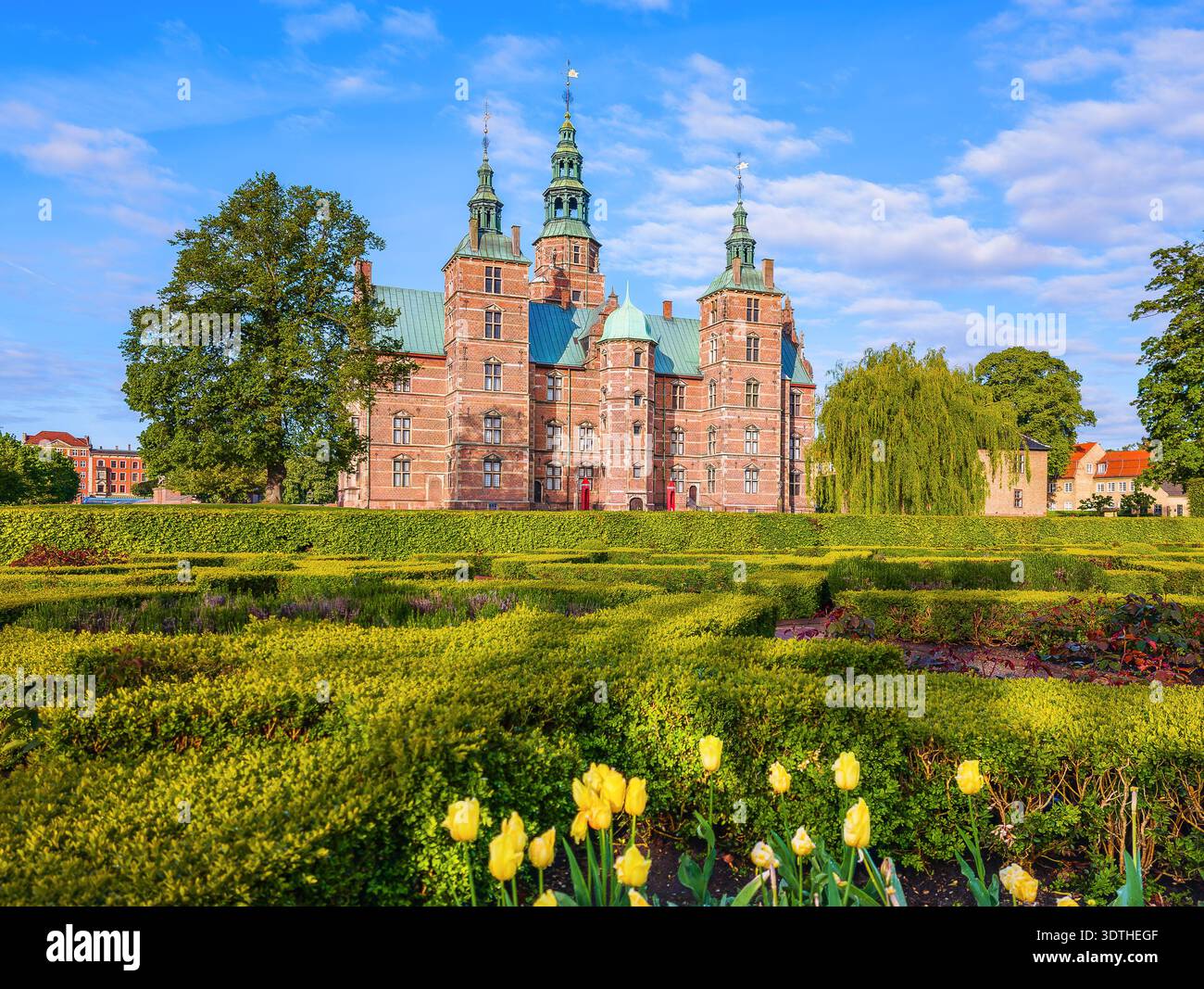 Schloss Rosenborg in Kopenhagen, Dänemark. Stockfoto