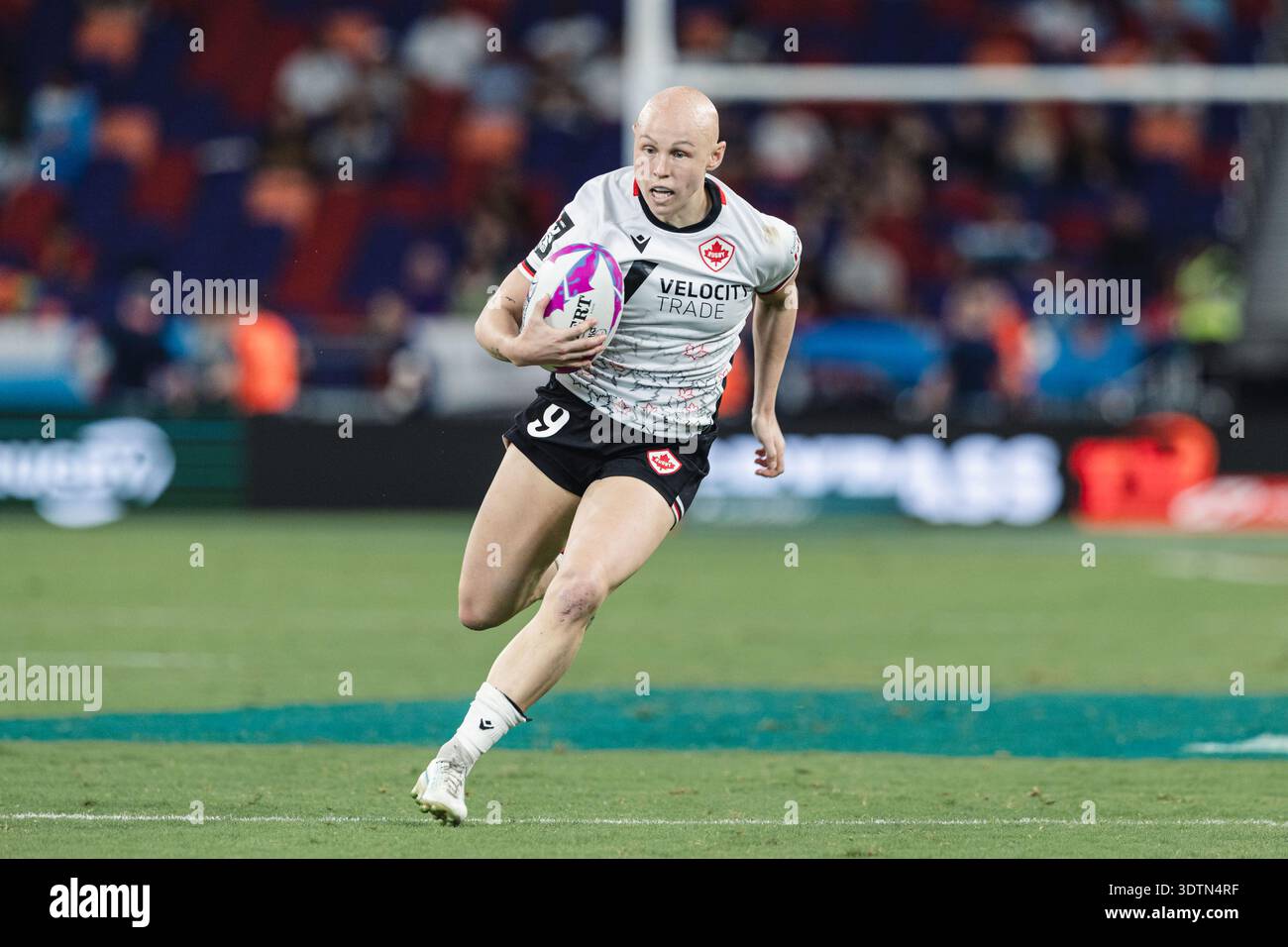 Die HSBC SVNS Series 2024-25 findet am 28. März 2025 im brandneuen Kai Tak Stadium mit 50 000 Sitzplätzen in Hongkong, China, statt. Stockfoto