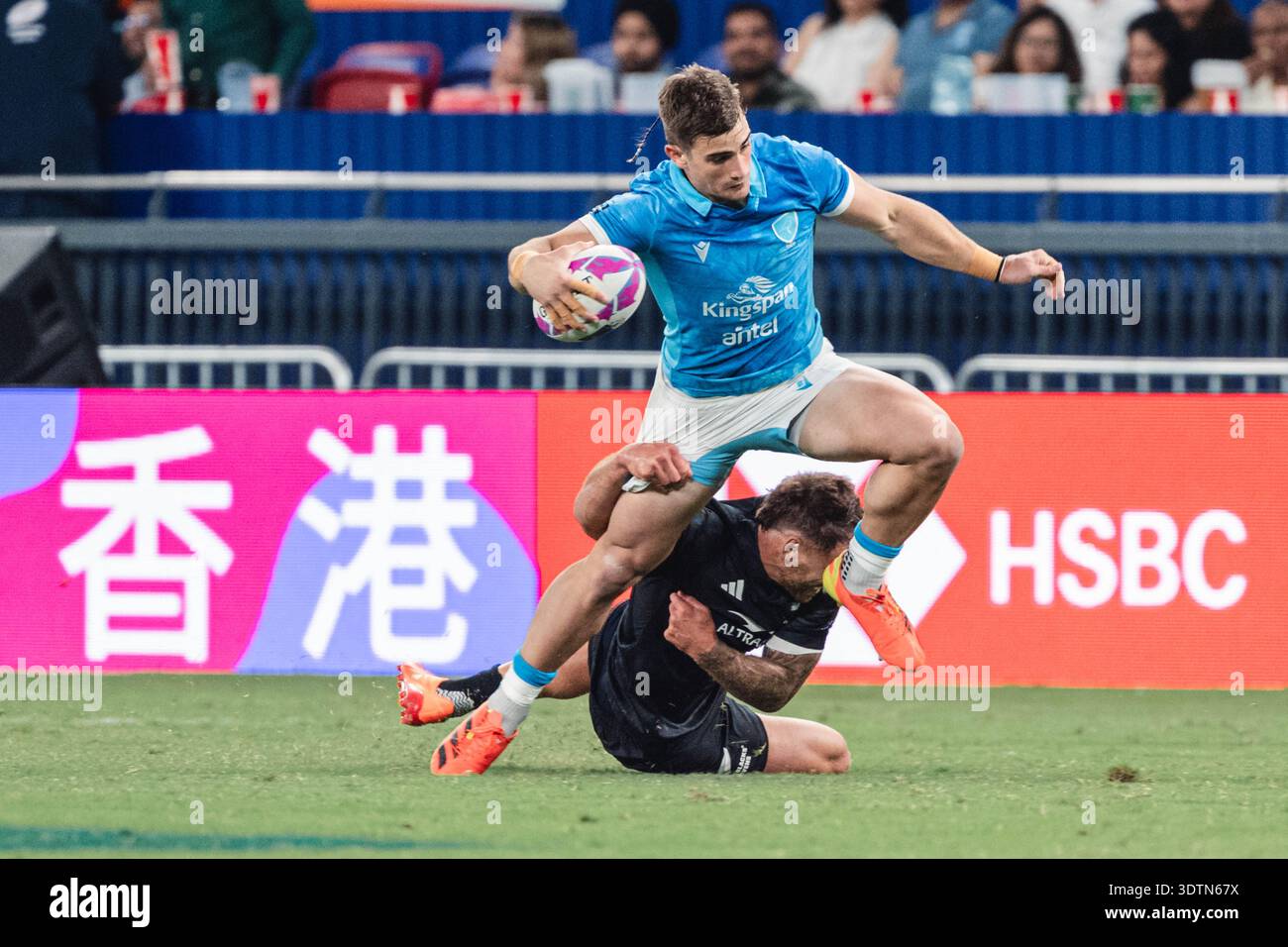 Die HSBC SVNS Series 2024-25 findet am 28. März 2025 im brandneuen Kai Tak Stadium mit 50 000 Sitzplätzen in Hongkong, China, statt. Stockfoto