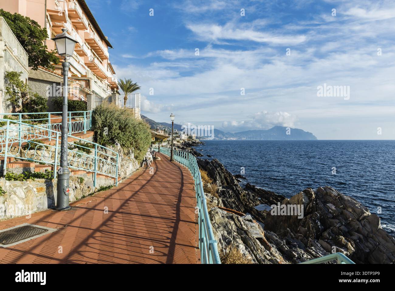 Anita garibaldi spazieren Sie in genova nervi in Italien Stockfoto