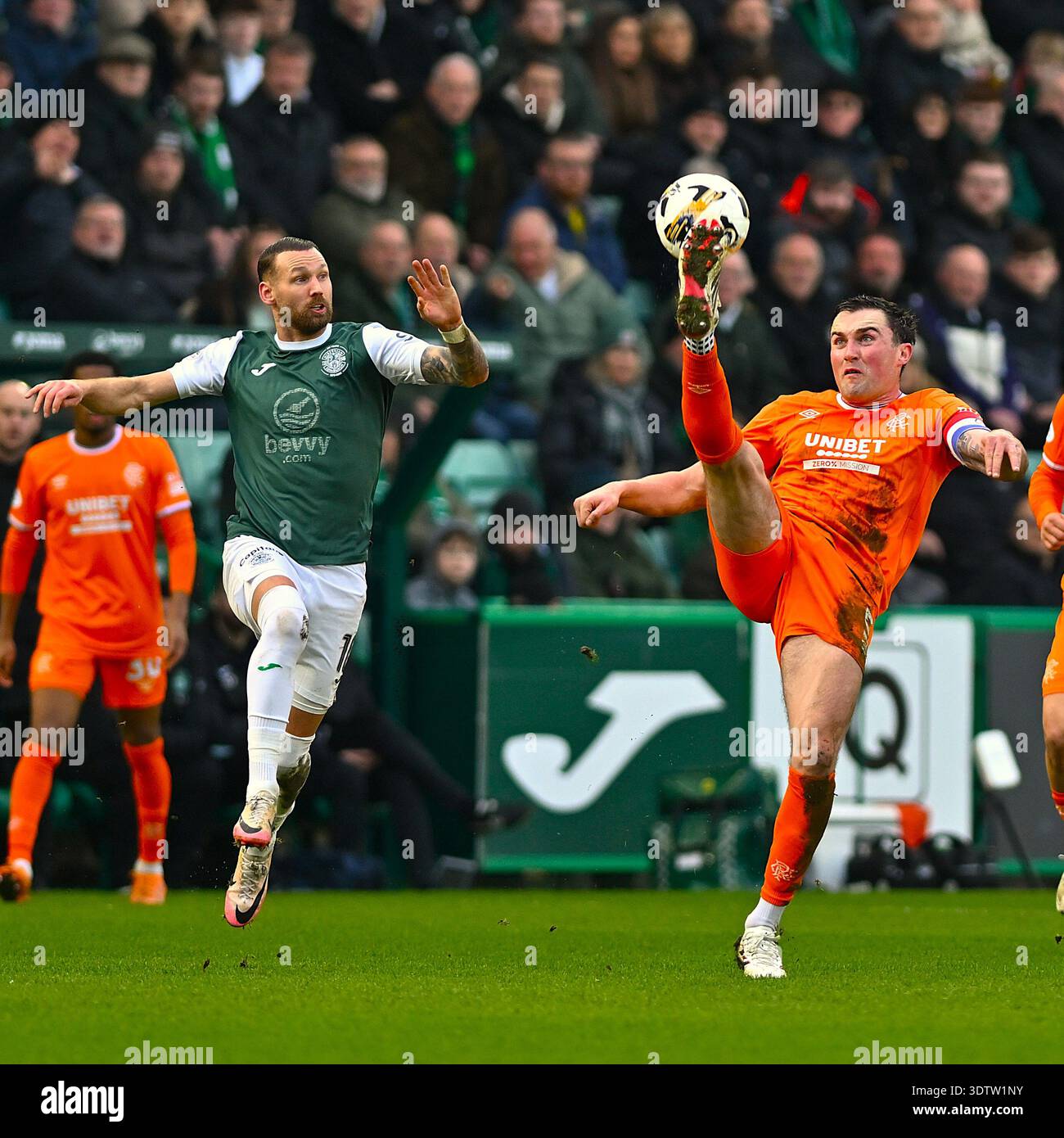 SPFL League - Hibernian / Rangers 01.02.2026. Stockfoto