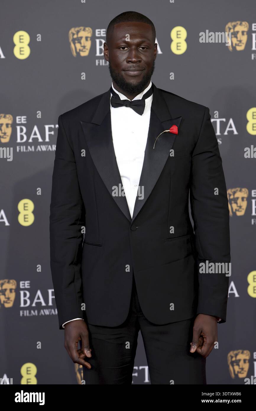 Stormzy - EE BAFTA FILM AWARDS 2026, Royal Festival Hall, London, 22.2.26 Stockfoto