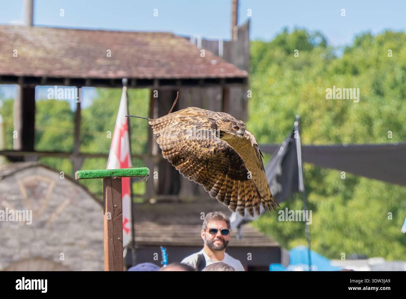 Michigan Renaissance Festival in Holly, Michigan am 30. August 2025 Stockfoto
