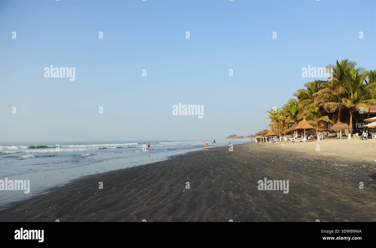 Serrekunda Beach in Gambia. Stockfoto