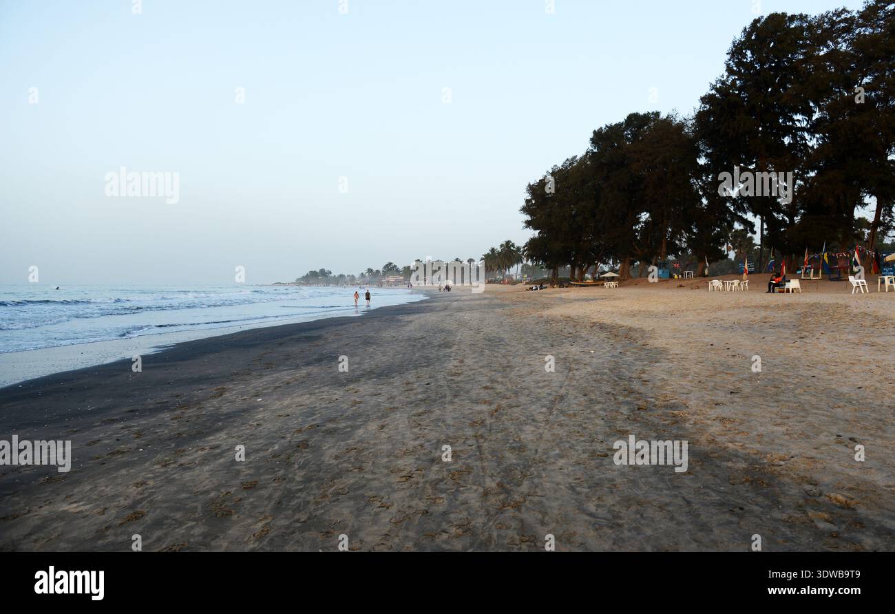 Serrekunda Beach in Gambia. Stockfoto