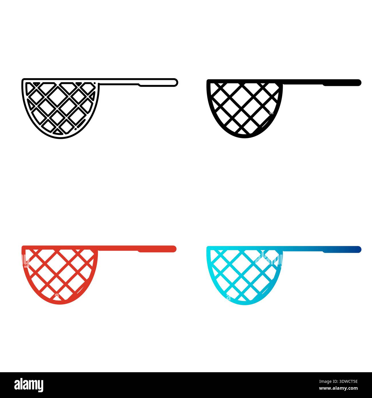 Abstrakte Illustration der Fishing Net Silhouette, kann für Geschäftsdesigns, Präsentationsdesigns oder andere geeignete Designs verwendet werden. Stock Vektor