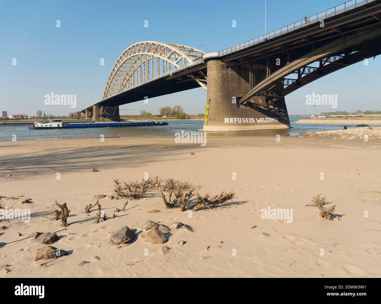 Waalbrug, Nijmegen, Niederlande Stockfoto