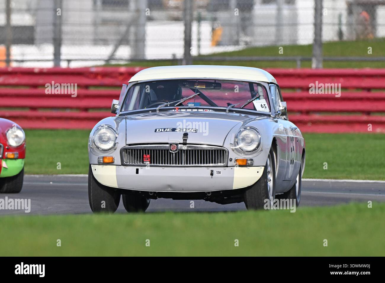 Andreas Halusa, MG MGB, 2026, fand die 70. Austragung der Pomeroy Trophy statt, sie startete 1952, sie enthält Autos aller Epochen und Typen, es ist der Vinta Stockfoto