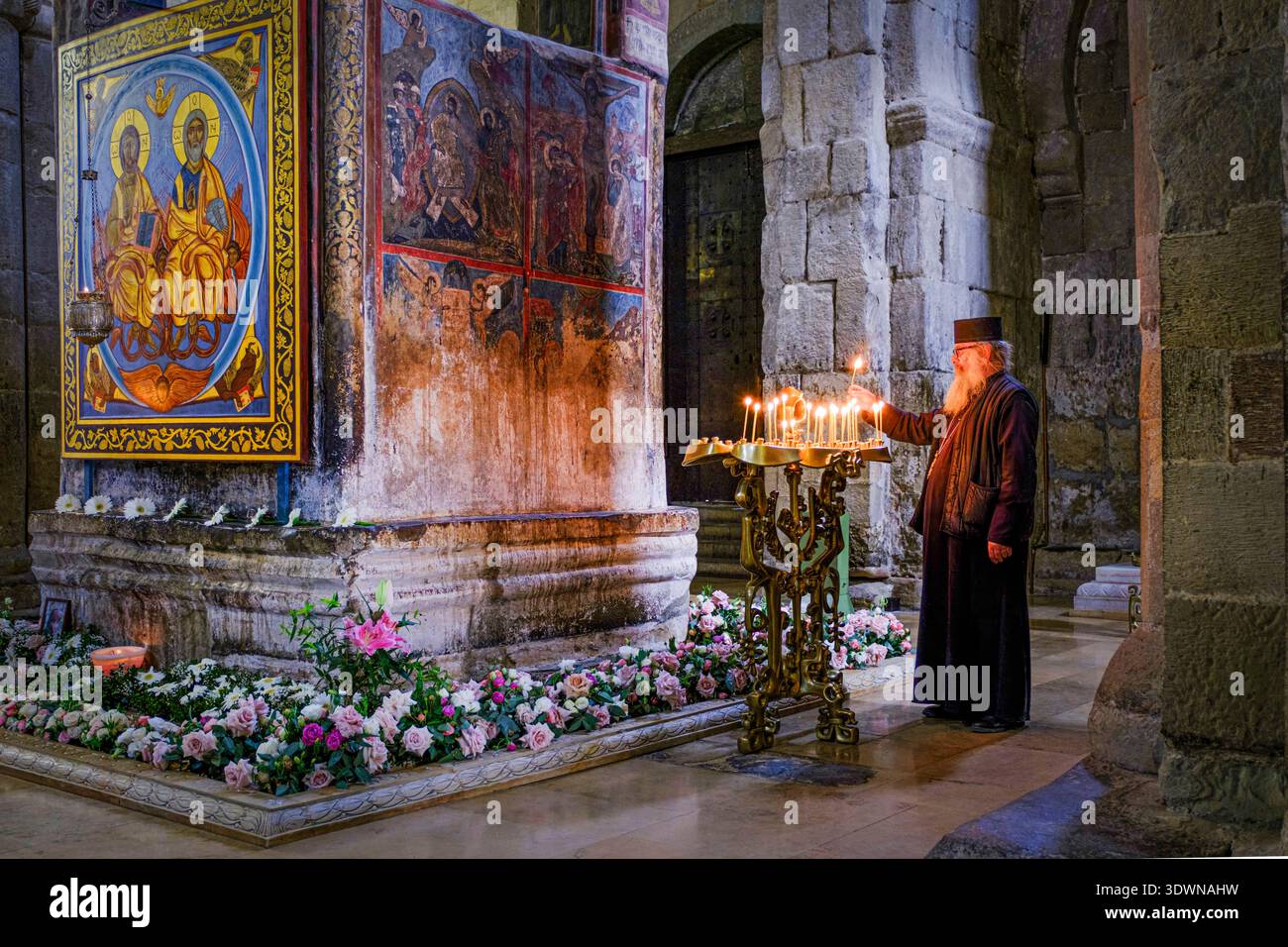 cathédrale de Svétitskhovéli Stockfoto