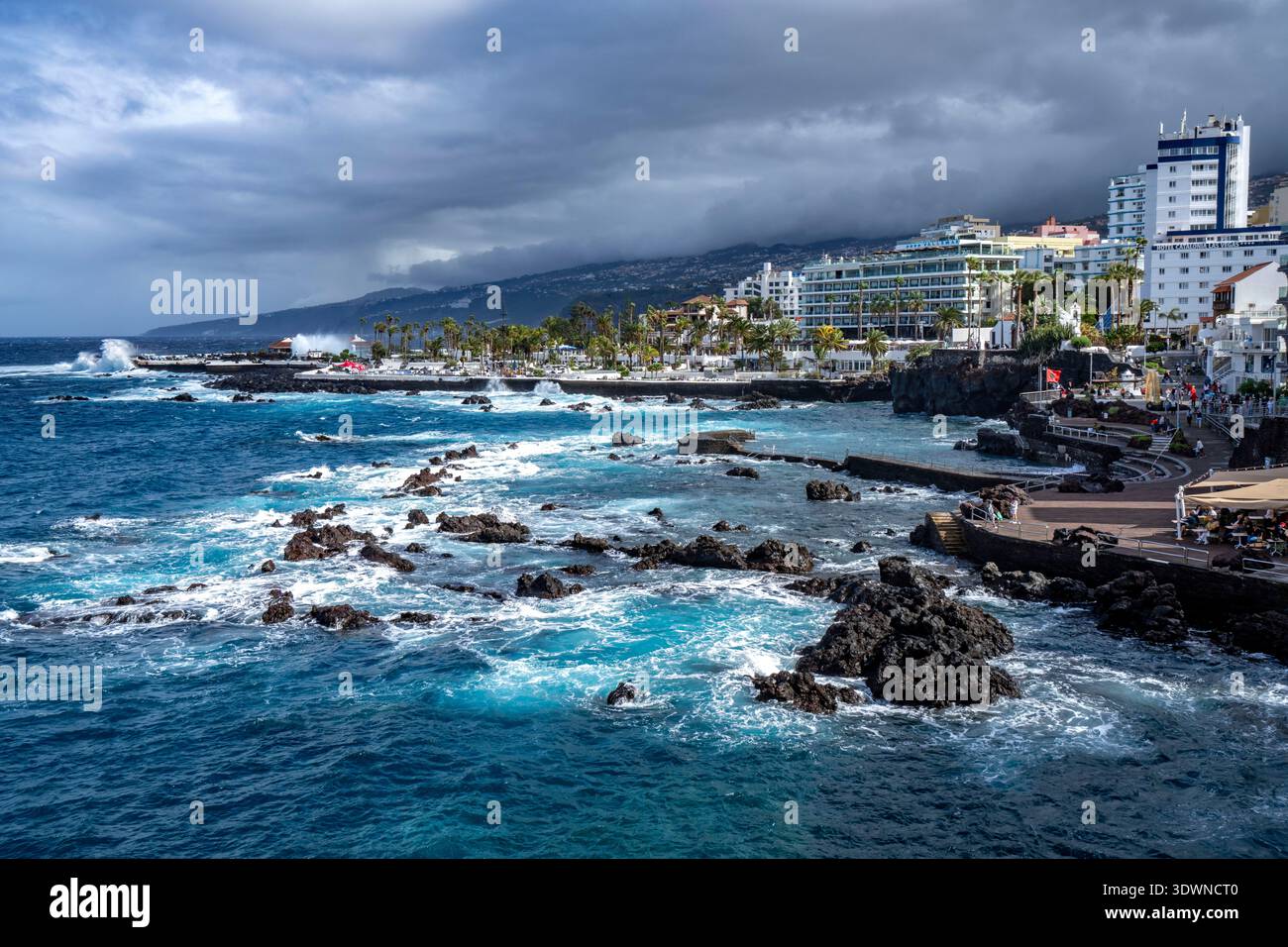 Spanien, Kanarische Inseln, Tenerif, Puerto de la Cruz Stockfoto