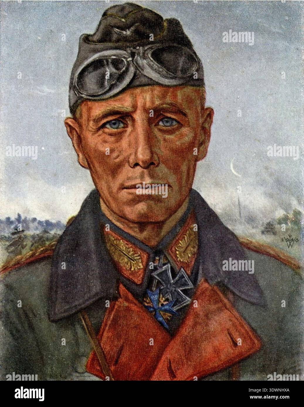 Porträt von Erwin Rommel, 1941 Stockfoto