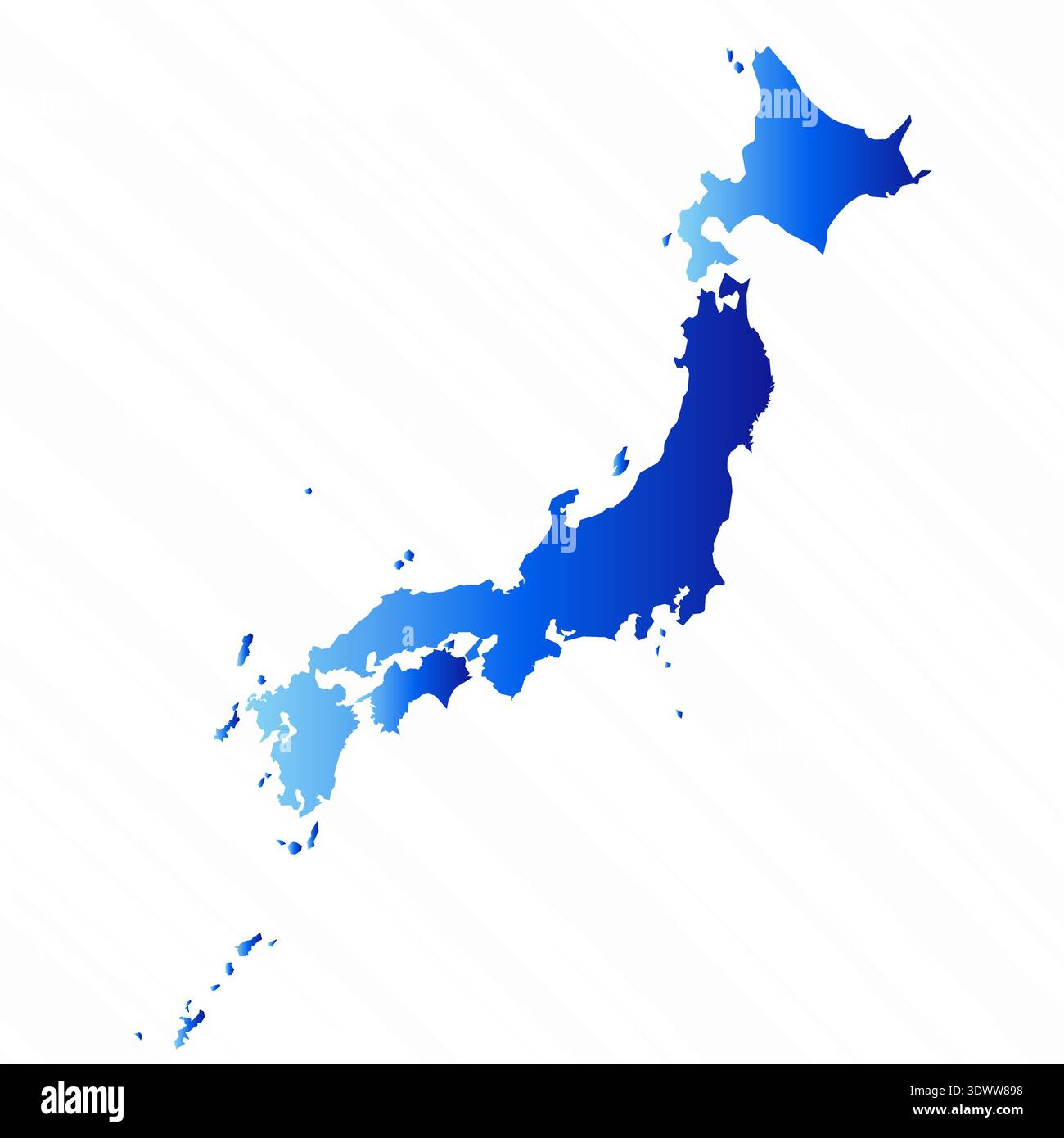 Verlauf einfacher Japan Map Hintergrund, Vektor editierbares Design, kann für Geschäfts- oder Präsentationsdesign verwendet werden. Stock Vektor