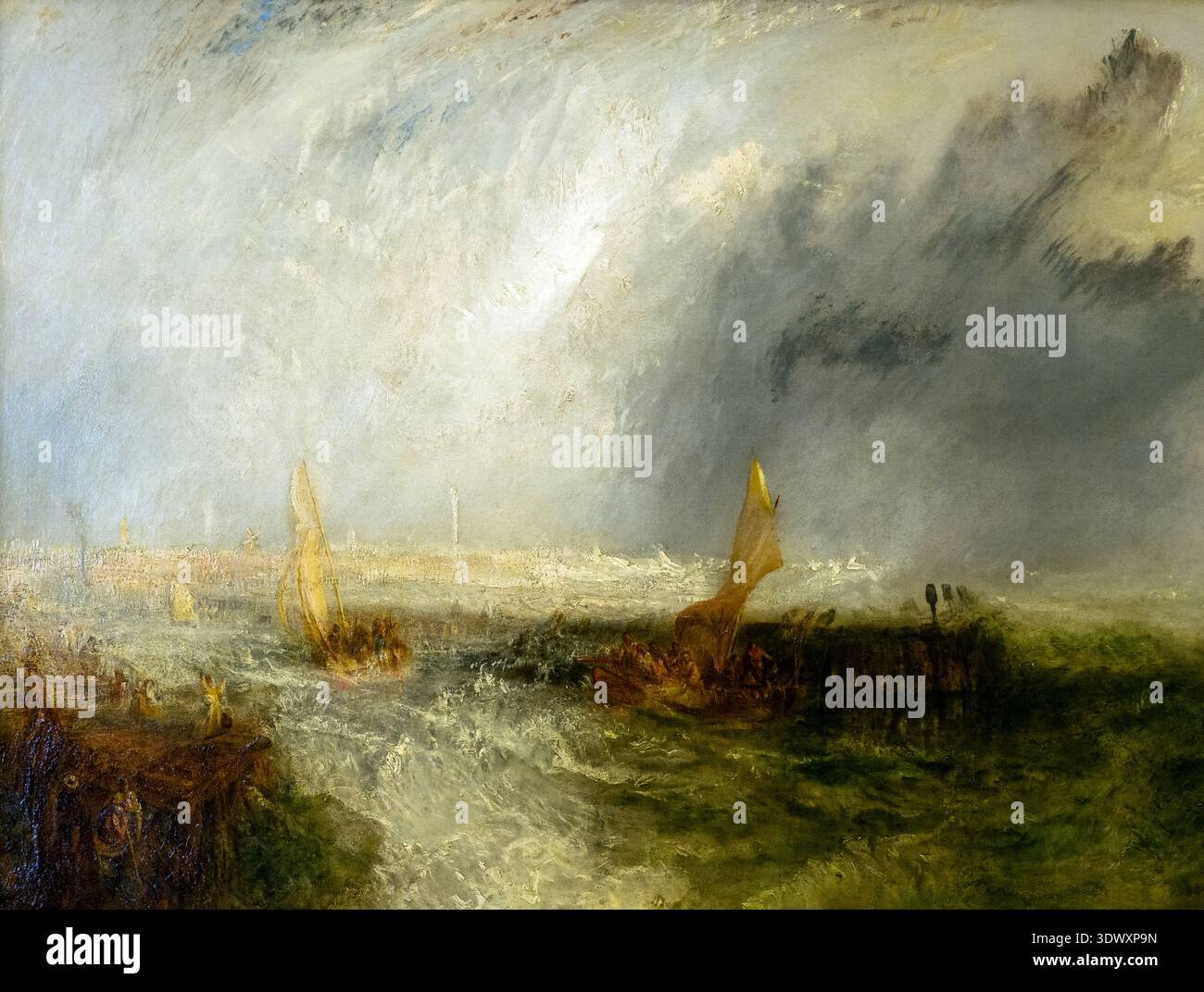 Ostend, Ostende, Joseph Mallord William Turner, 1844, Neue Pinakothek, München, Deutschland, Europa Stockfoto