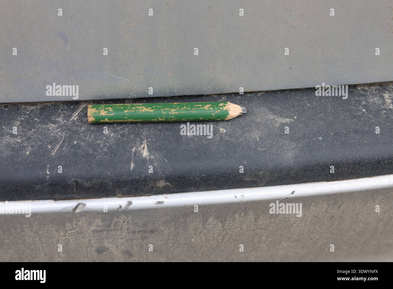 Altes gebrauchtes Schreinerstift-Werkzeug Stockfoto