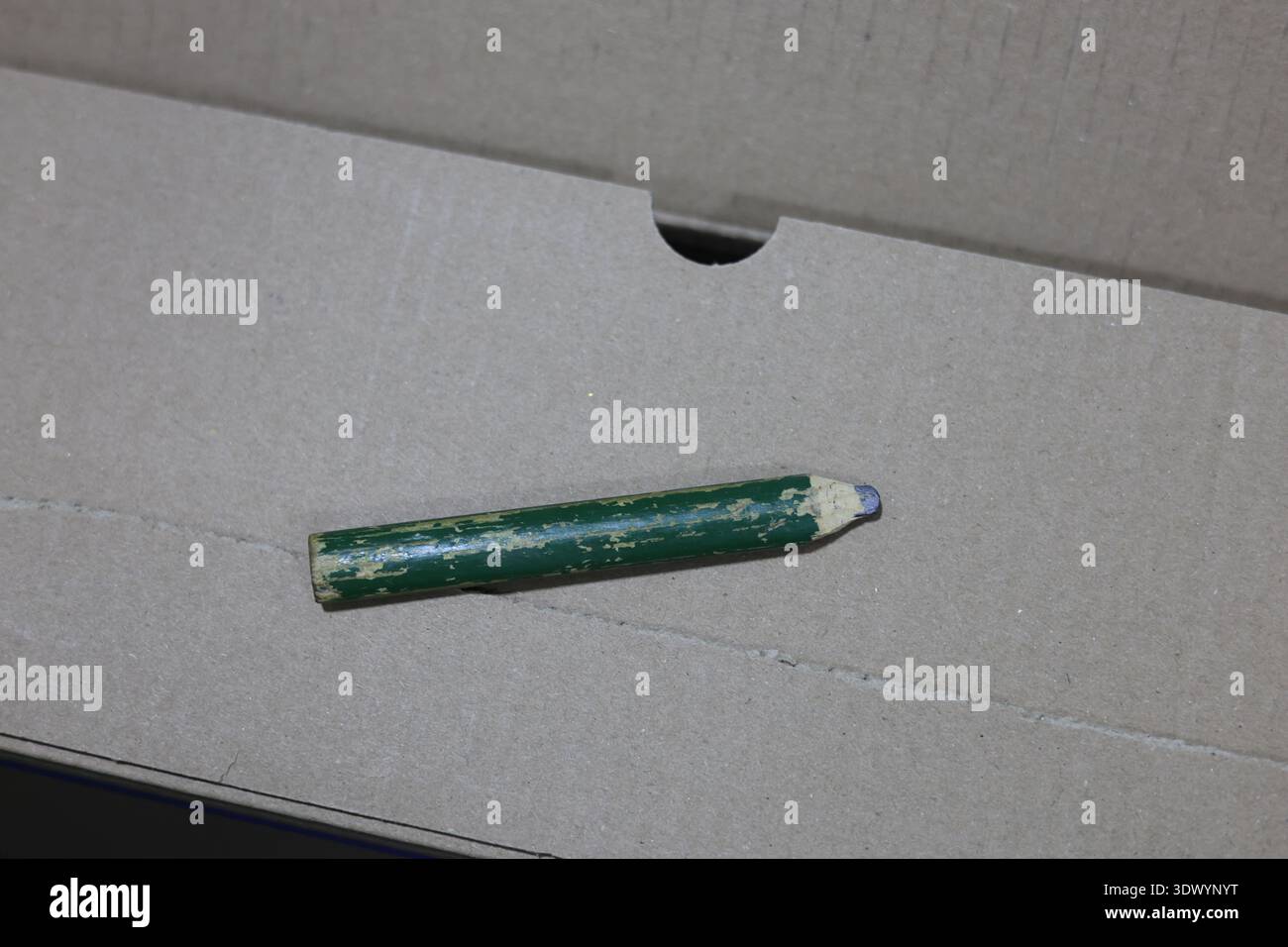 Altes gebrauchtes Schreinerstift-Werkzeug Stockfoto