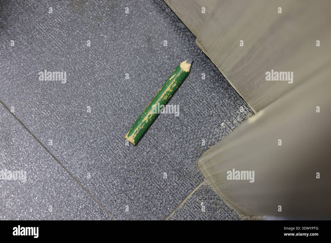 Altes gebrauchtes Schreinerstift-Werkzeug Stockfoto
