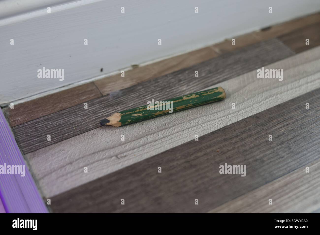 Altes gebrauchtes Schreinerstift-Werkzeug Stockfoto