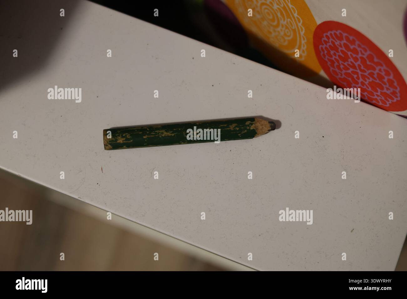 Altes gebrauchtes Schreinerstift-Werkzeug Stockfoto