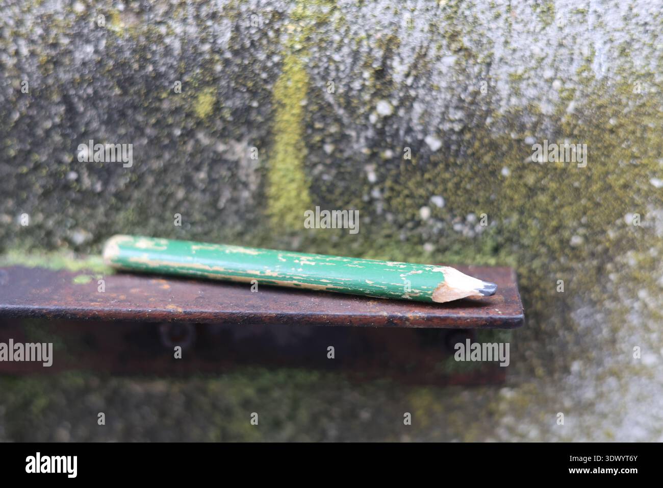 Altes gebrauchtes Schreinerstift-Werkzeug Stockfoto