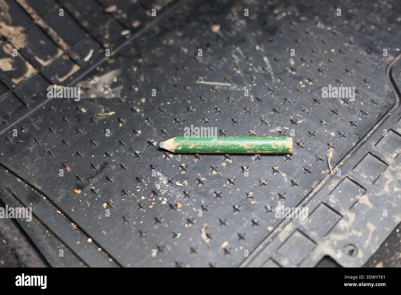 Altes gebrauchtes Schreinerstift-Werkzeug Stockfoto