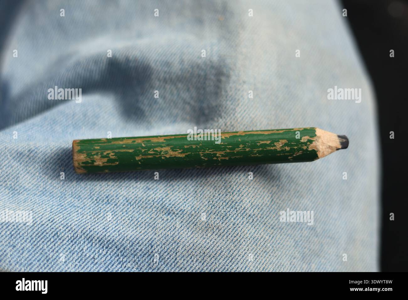 Altes gebrauchtes Schreinerstift-Werkzeug Stockfoto