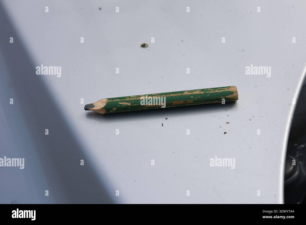Altes gebrauchtes Schreinerstift-Werkzeug Stockfoto