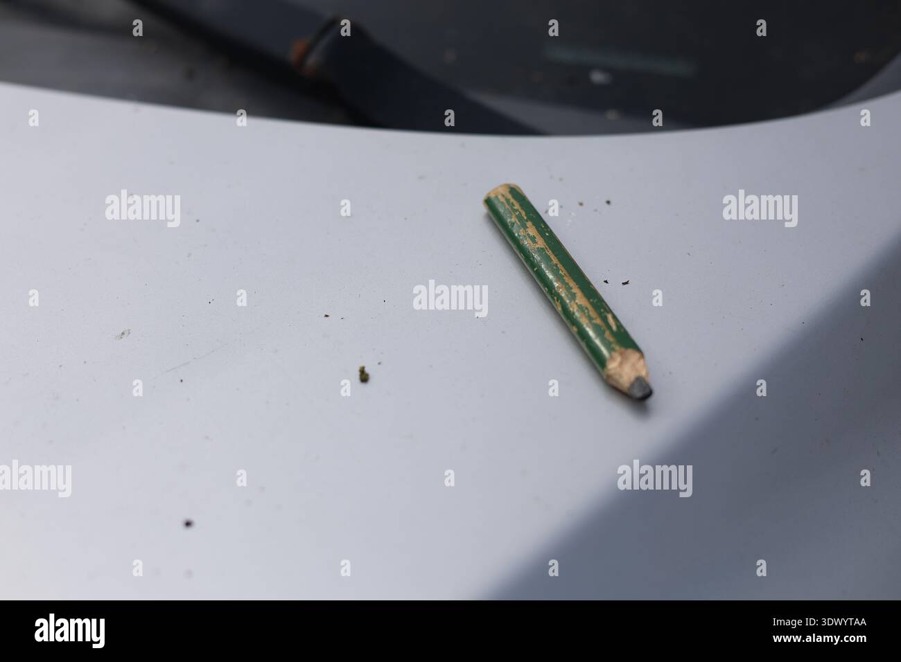 Altes gebrauchtes Schreinerstift-Werkzeug Stockfoto