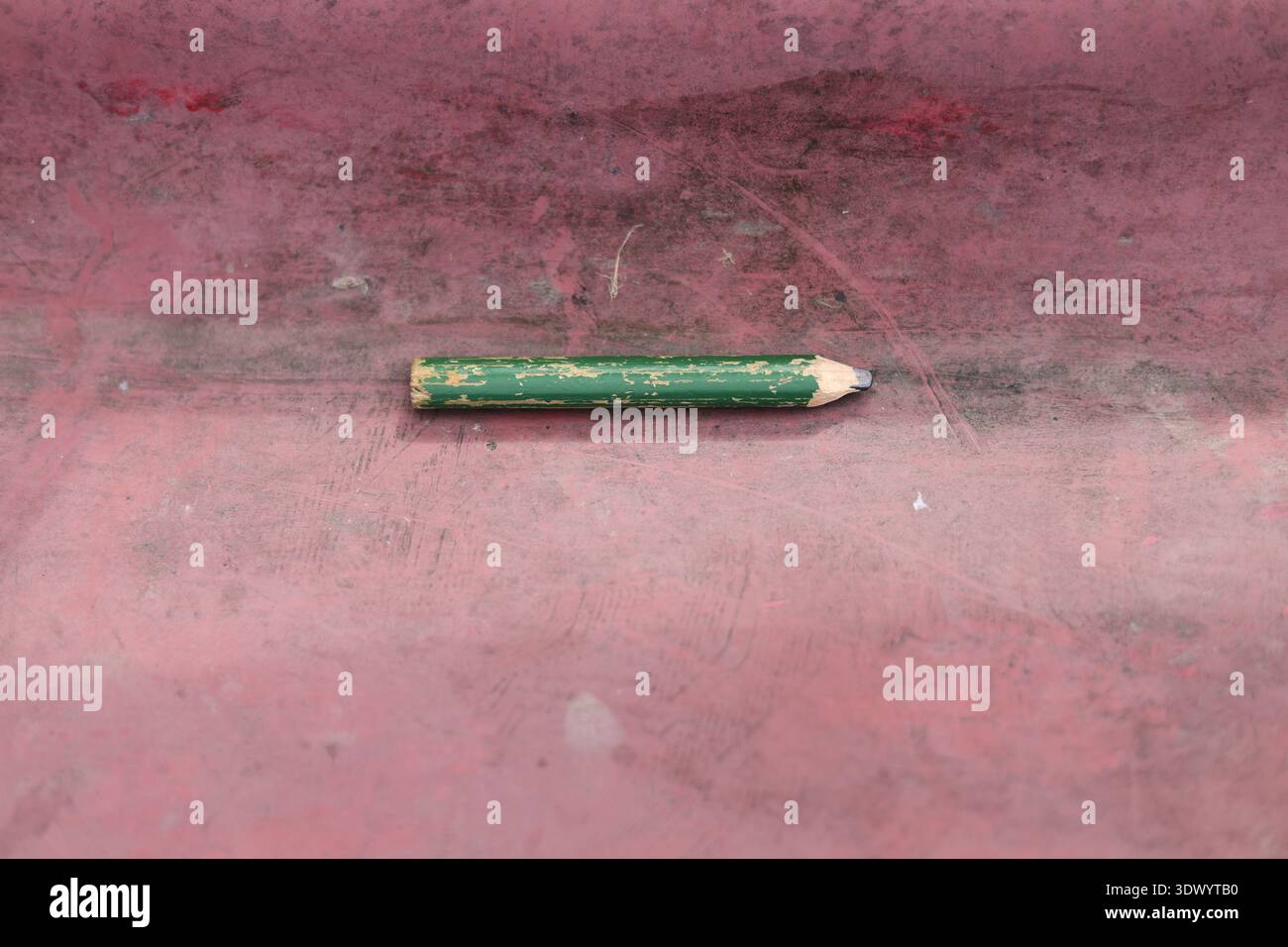 Altes gebrauchtes Schreinerstift-Werkzeug Stockfoto