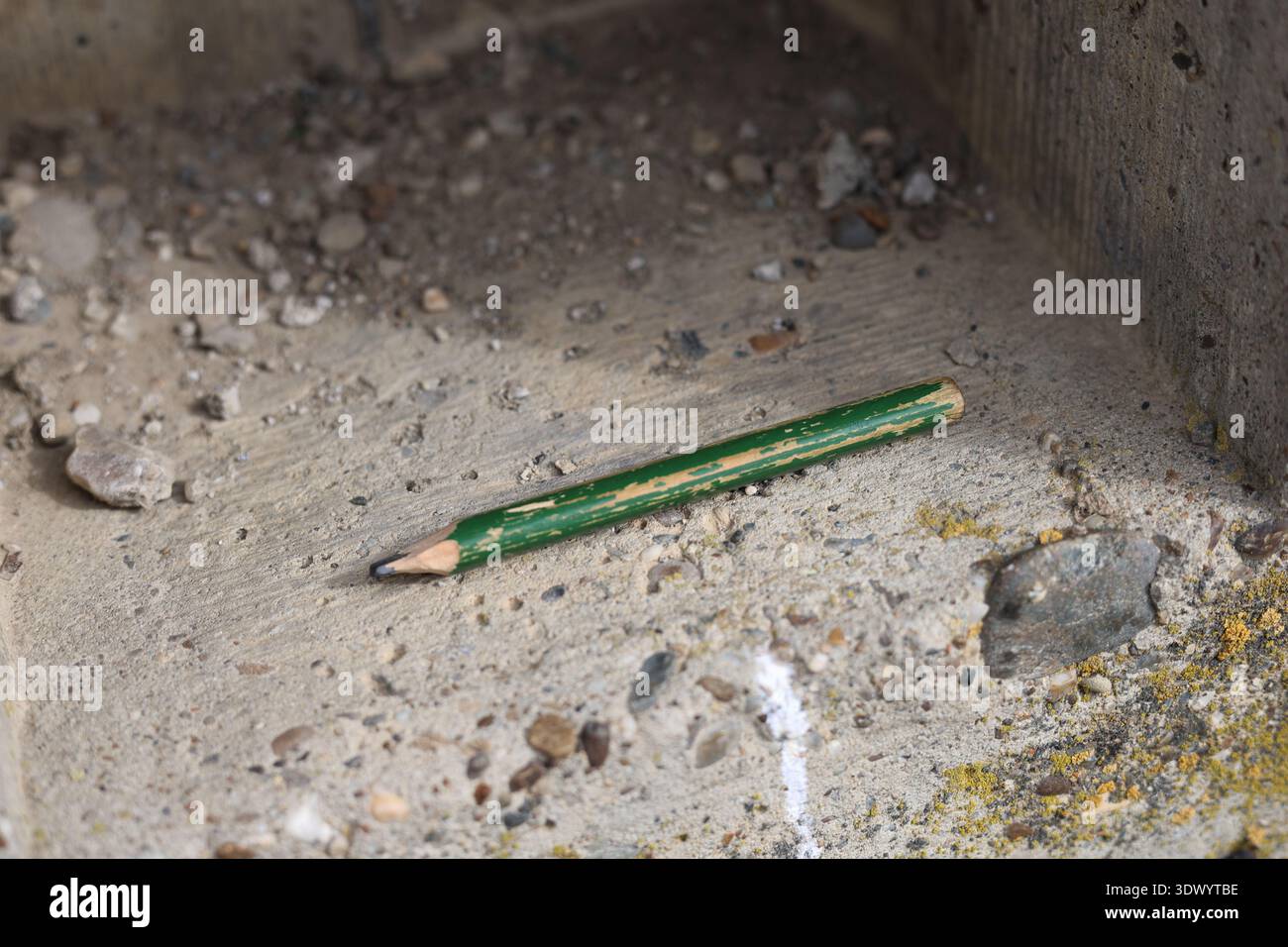 Altes gebrauchtes Schreinerstift-Werkzeug Stockfoto