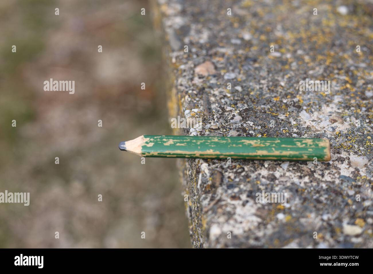 Altes gebrauchtes Schreinerstift-Werkzeug Stockfoto