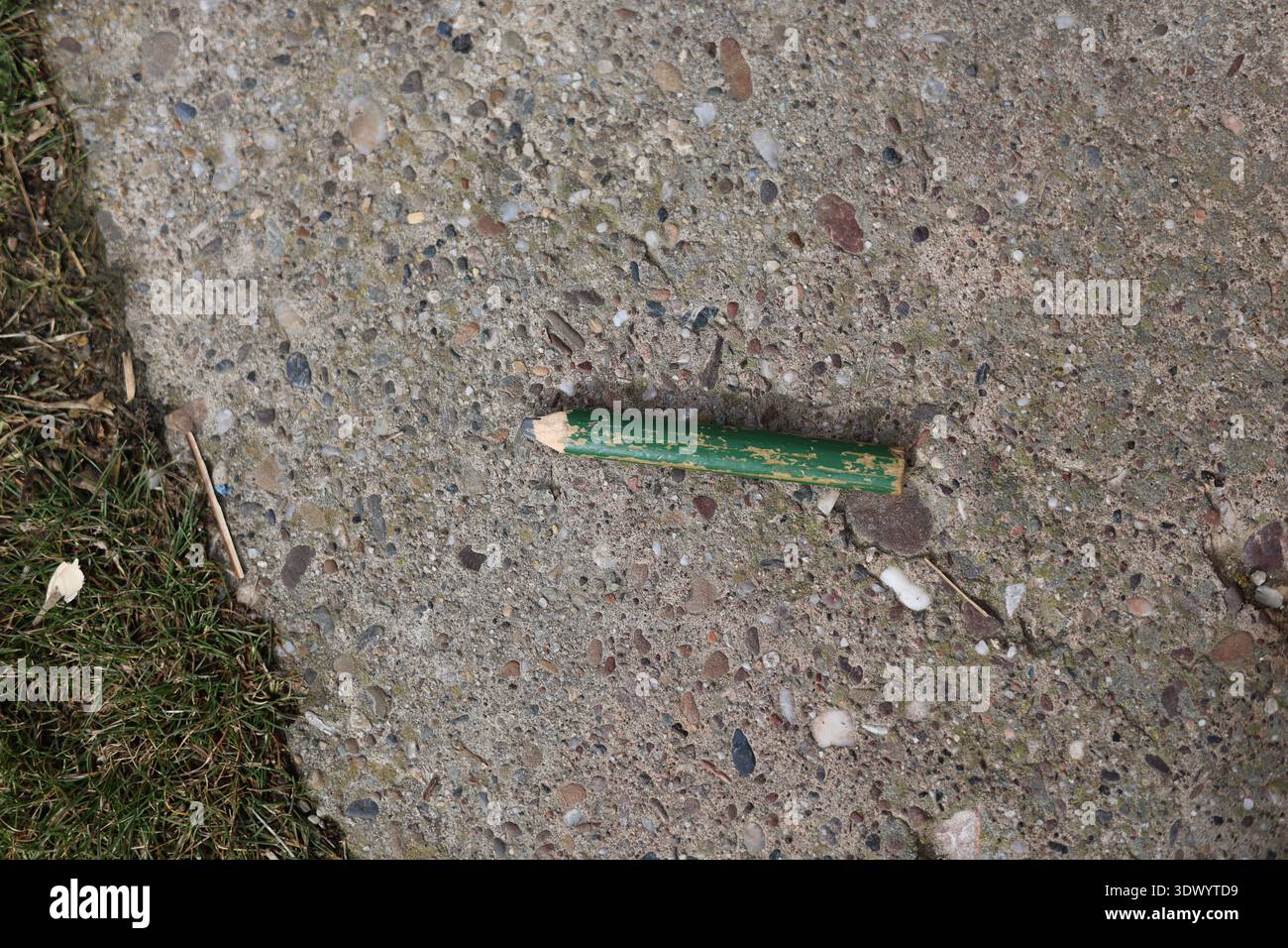 Altes gebrauchtes Schreinerstift-Werkzeug Stockfoto