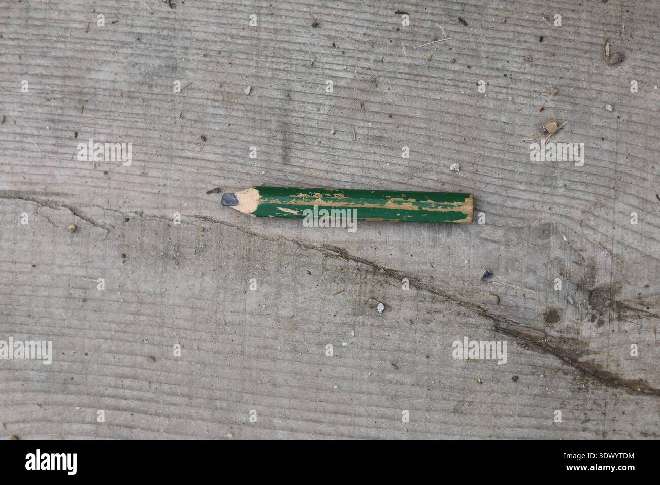 Altes gebrauchtes Schreinerstift-Werkzeug Stockfoto