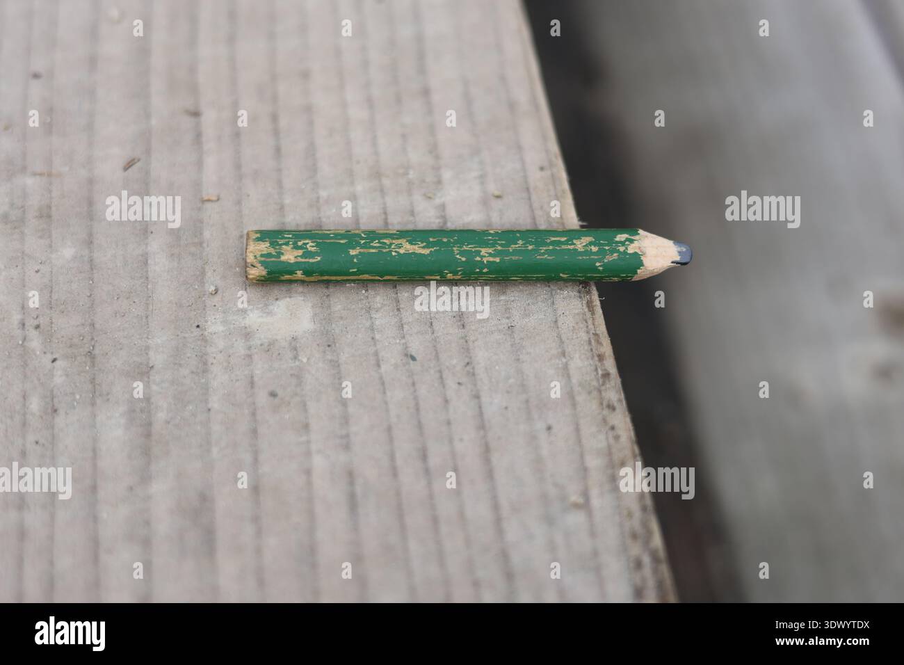 Altes gebrauchtes Schreinerstift-Werkzeug Stockfoto