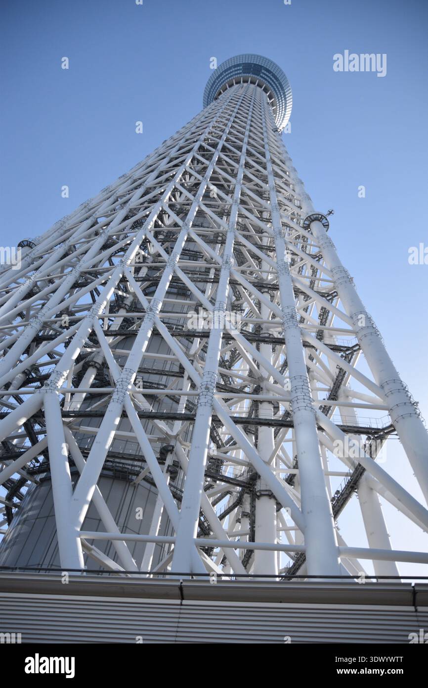 Der Tokio Skytree in Tokio, Japan, der höchste Turm der Welt. Stockfoto