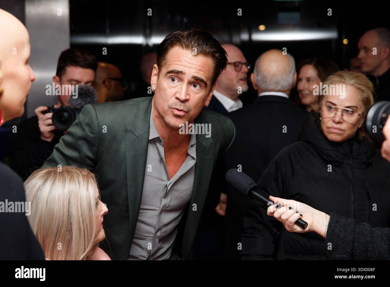 Dublin, Irland – 28. Februar 2026 – Colin Farrell besucht die Premiere von „The Lighest Touch“ beim Dublin International Film Festival im Lighthouse Cinema, Smithfield. Quelle: Liam Murphy/Alamy Live News Stockfoto