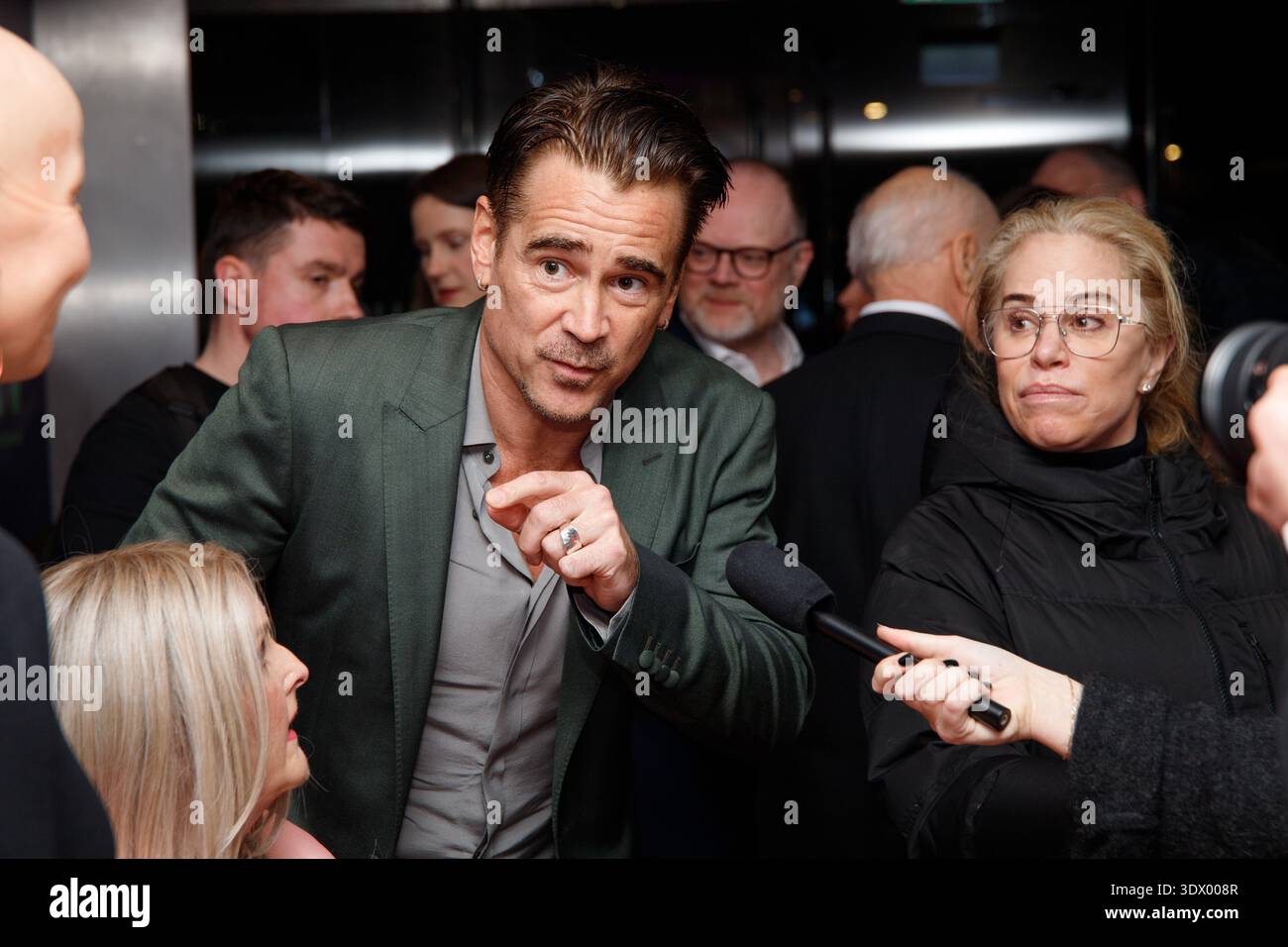 Dublin, Irland – 28. Februar 2026 – Colin Farrell besucht die Premiere von „The Lighest Touch“ beim Dublin International Film Festival im Lighthouse Cinema, Smithfield. Quelle: Liam Murphy/Alamy Live News Stockfoto