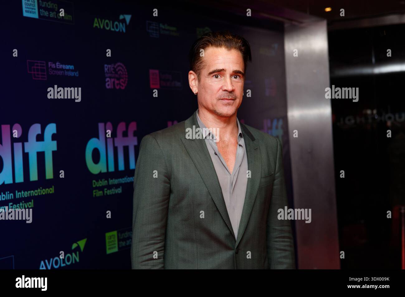 Dublin, Irland – 28. Februar 2026 – Colin Farrell besucht die Premiere von „The Lighest Touch“ beim Dublin International Film Festival im Lighthouse Cinema, Smithfield. Quelle: Liam Murphy/Alamy Live News Stockfoto