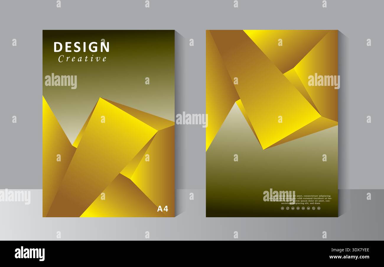 Abstrakter Flyer, Cover, Business Broschüren Vektor Design, Faltblatt Werbung, abstrakter Hintergrund, moderne Poster Magazin Vorlage, Jahresbericht. Stock Vektor