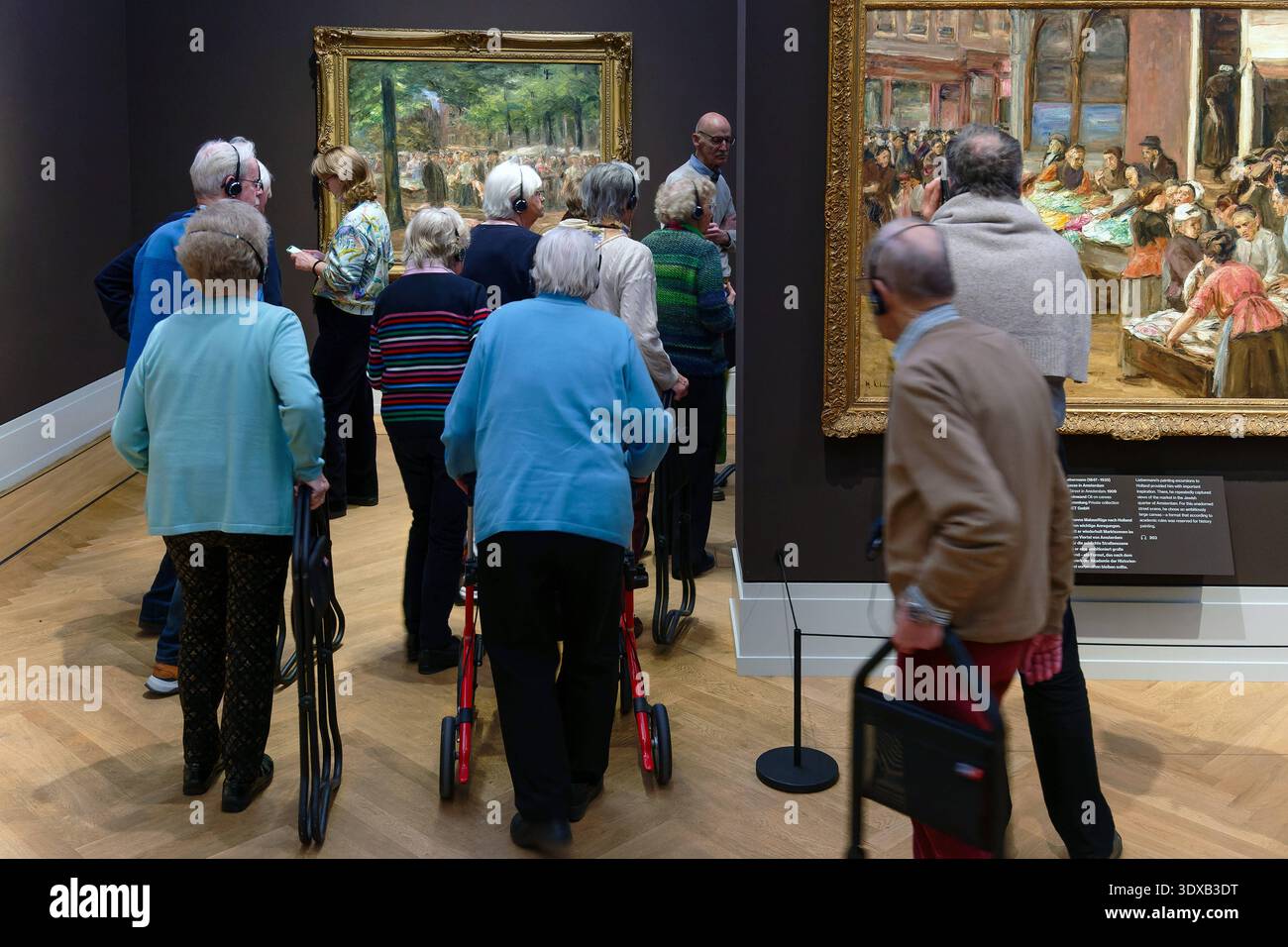Malerei Bildende Kunst 01.03.2026 Potsdam Landeshauptstadt Kunst Kultur Museum Barberini Ausstellung Avantgarde -Max Liebermann und der Impressi Stockfoto